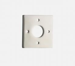 Tradco IVER ADAPTOR PLATE SQUARE ROSE Restoration Hardware