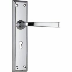 TRADCO DOOR LEVER MENTON PAIR Handles & Hardware