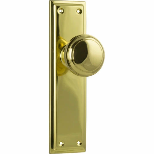 TRADCO MILTON DOOR KNOB ON PLATE 2 TRADCO MILTON DOOR KNOB ON PLATE