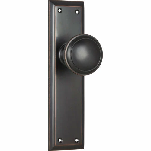 TRADCO MILTON DOOR KNOB ON PLATE 10 TRADCO MILTON DOOR KNOB ON PLATE