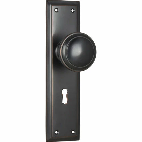 TRADCO MILTON DOOR KNOB ON PLATE 25 TRADCO MILTON DOOR KNOB ON PLATE