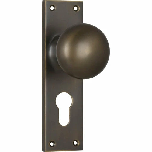 TRADCO VICTORIAN KNOB ON PLATE Handles & Hardware 3 TRADCO VICTORIAN KNOB ON PLATE Handles & Hardware