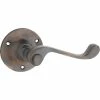 Door Handles & Levers TRADCO DOOR LEVER MILTON ROUND ROSE PAIR
