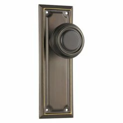 Door Handles & Levers TRADCO DOOR KNOB EDWARDIAN LATCH PAIR