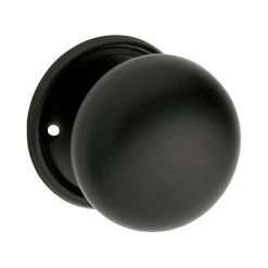 TRADCO DOOR KNOB PLAIN ROUND ROSE