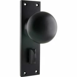 TRADCO VICTORIAN KNOB ON PLATE Handles & Hardware 42 TRADCO VICTORIAN KNOB ON PLATE Handles & Hardware