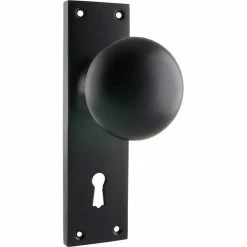 TRADCO VICTORIAN KNOB ON PLATE Handles & Hardware 43 TRADCO VICTORIAN KNOB ON PLATE Handles & Hardware