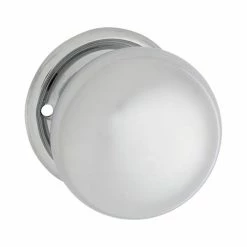 TRADCO DOOR KNOB PLAIN ROUND ROSE