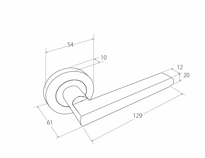 ZANDA FUTURA LEVER SET - EPIC Door Handles & Levers 9 ZANDA FUTURA LEVER SET - EPIC Door Handles & Levers