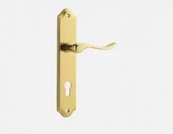 IVER DOOR LEVER STIRLING SHOULDERED BACKPLATE Door Handles & Levers