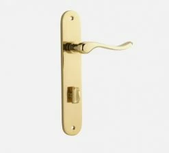 IVER DOOR LEVER STIRLING OVAL BACKPLATE Door Handles & Levers