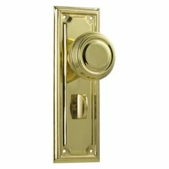 Door Handles & Levers TRADCO DOOR KNOB EDWARDIAN LATCH PAIR