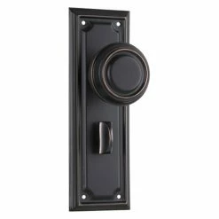 Door Handles & Levers TRADCO DOOR KNOB EDWARDIAN LATCH PAIR