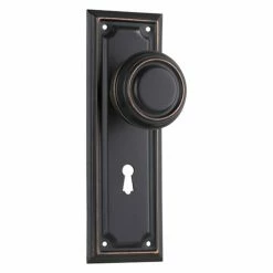 Door Handles & Levers TRADCO DOOR KNOB EDWARDIAN LATCH PAIR