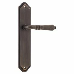 IVER DOOR LEVER SARLAT SHOULDERED BACKPLATE Handles & Hardware