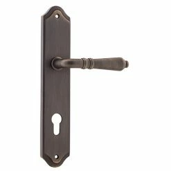 IVER DOOR LEVER SARLAT SHOULDERED BACKPLATE Handles & Hardware