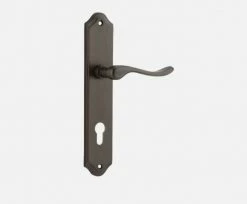 IVER DOOR LEVER STIRLING SHOULDERED BACKPLATE Door Handles & Levers