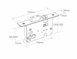 ZANDA ROLLER MORTICE LOCK HEAVY DUTY Locking Solutions