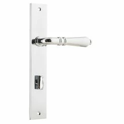 IVER DOOR LEVER SARLAT RECTANGULAR BACKPLATE