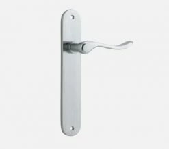IVER DOOR LEVER STIRLING OVAL BACKPLATE Door Handles & Levers