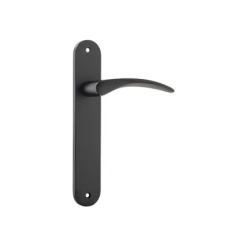 IVER DOOR LEVER OXFORD OVAL BACKPLATE
