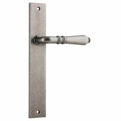IVER DOOR LEVER SARLAT RECTANGULAR BACKPLATE