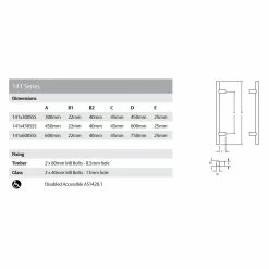 Pull Handles LOCKWOOD ENTRANCE PULL HANDLE - 141