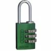 ABUS 3-WHEEL 20MM COMBINATION ALUMINIUM PADLOCK 145/20 VARIOUS COLOURS