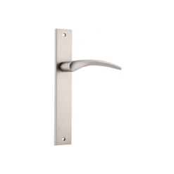 IVER DOOR LEVER OXFORD RECTANGULAR BACKPLATE