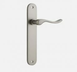 IVER DOOR LEVER STIRLING OVAL BACKPLATE Door Handles & Levers