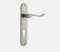 IVER DOOR LEVER STIRLING OVAL BACKPLATE Door Handles & Levers