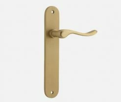 IVER DOOR LEVER STIRLING OVAL BACKPLATE Door Handles & Levers