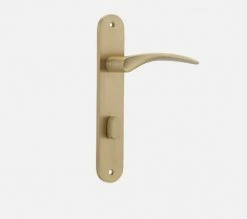 IVER DOOR LEVER OXFORD OVAL BACKPLATE