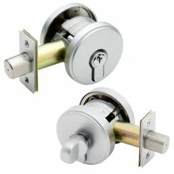 GAINSBOROUGH 1946 STEPPED ROUND SINGLE CYLINDER DEADBOLT
