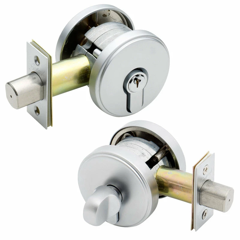 GAINSBOROUGH 1946 STEPPED ROUND SINGLE CYLINDER DEADBOLT 1 GAINSBOROUGH 1946 STEPPED ROUND SINGLE CYLINDER DEADBOLT