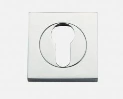 Tradco Restoration Hardware IVER ESCUTCHEONS EURO FORGED SQUARE