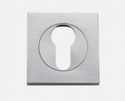 Tradco Restoration Hardware IVER ESCUTCHEONS EURO FORGED SQUARE