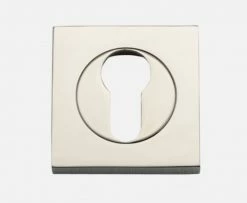Tradco Restoration Hardware IVER ESCUTCHEONS EURO FORGED SQUARE