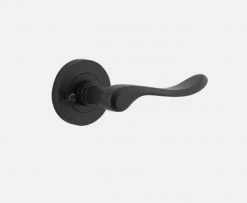 IVER DOOR LEVER STIRLING ROUND ROSE BACKPLATE Door Handles & Levers