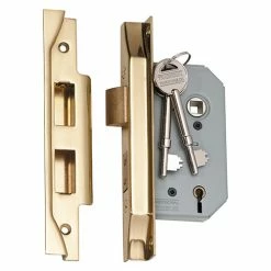 TRADCO REBATED 5 LEVER MORTICE LOCK Entrance Sets