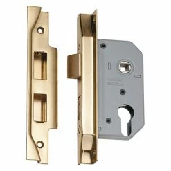 TRADCO REBATED EURO MORTICE LOCK (47.5MM PITCH) Entrance Sets