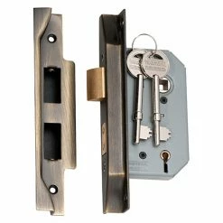 TRADCO REBATED 5 LEVER MORTICE LOCK Entrance Sets