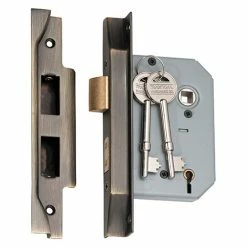 TRADCO REBATED 5 LEVER MORTICE LOCK Entrance Sets