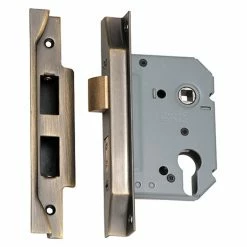 TRADCO REBATED EURO MORTICE LOCK (47.5MM PITCH) Entrance Sets
