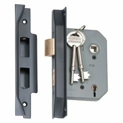 TRADCO REBATED 5 LEVER MORTICE LOCK Entrance Sets