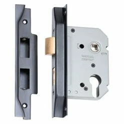 TRADCO REBATED EURO MORTICE LOCK (47.5MM PITCH) Entrance Sets