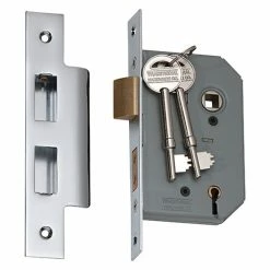 Entrance Sets TRADCO 5 LEVER MORTICE LOCK 12 Entrance Sets TRADCO 5 LEVER MORTICE LOCK