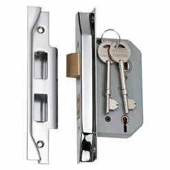 TRADCO REBATED 5 LEVER MORTICE LOCK Entrance Sets