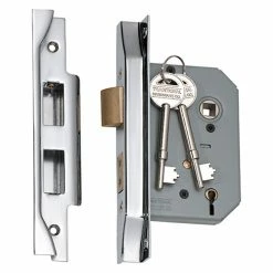 TRADCO REBATED 5 LEVER MORTICE LOCK Entrance Sets