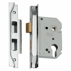 TRADCO REBATED EURO MORTICE LOCK (47.5MM PITCH) Entrance Sets